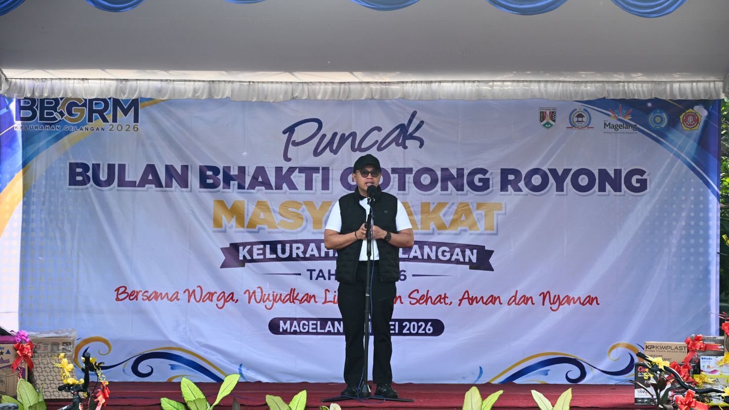 Read more about the article Semangat Gotong Royong Warnai Puncak BBGRM Kelurahan Gelangan 2026